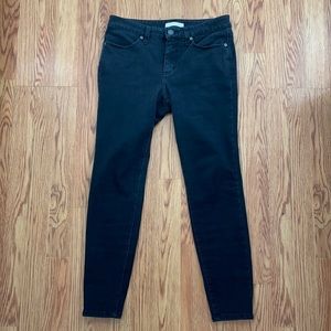 LC Lauren Conrad Super Skinny Black Jeans 10